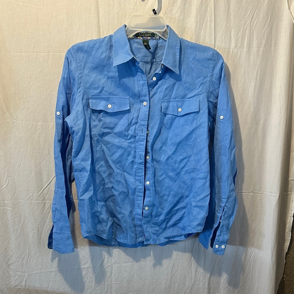 Ralph Lauren Light Blue Cotton Shirt